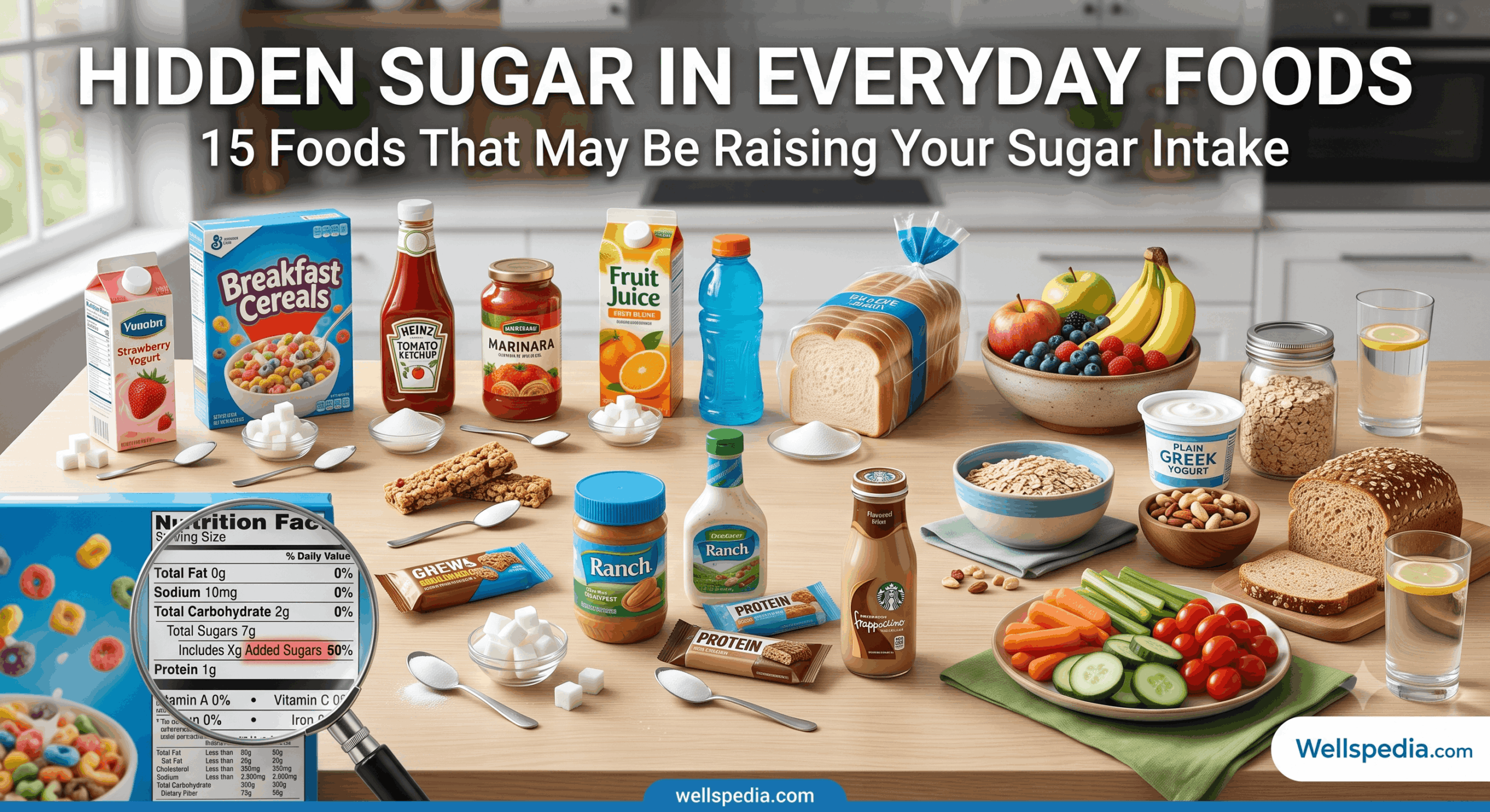 Hidden Sugar in Everyday Foods: 15 Foods That May Be Raising Your Sugar Intake