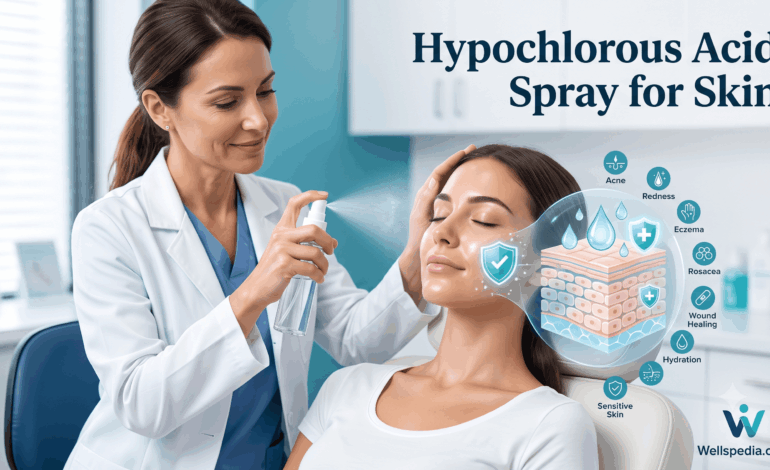 Hypochlorous Acid Spray for Skin: Benefits, Uses, Side Effects & Dermatologist Advice (2026 Guide)