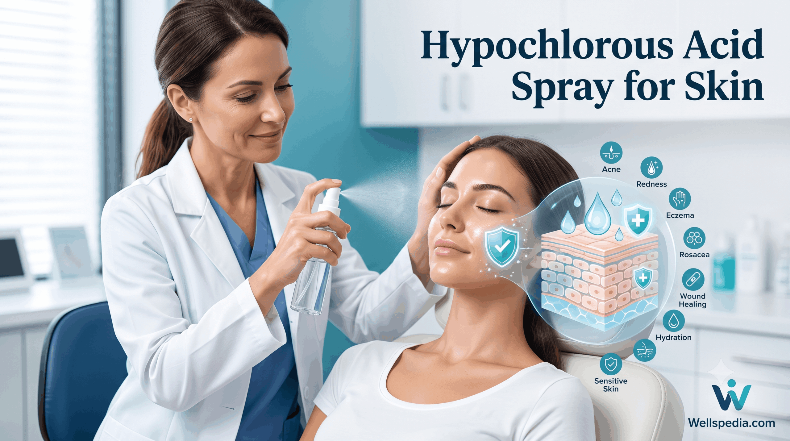Hypochlorous Acid Spray for Skin: Benefits, Uses, Side Effects & Dermatologist Advice (2026 Guide)